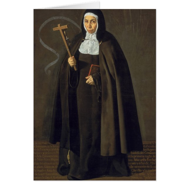 Madre Maria Jeronima de la Fuente, 1620 (Devant)
