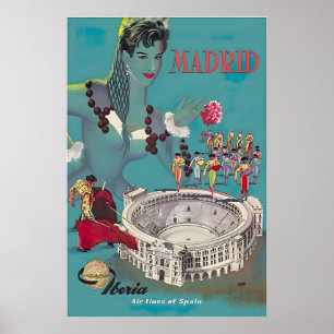 Madrid Art Espagne Impression Peinture Espagnole I