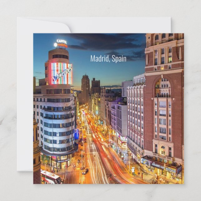 Madrid, Espagne photo pittoresque, (Devant)