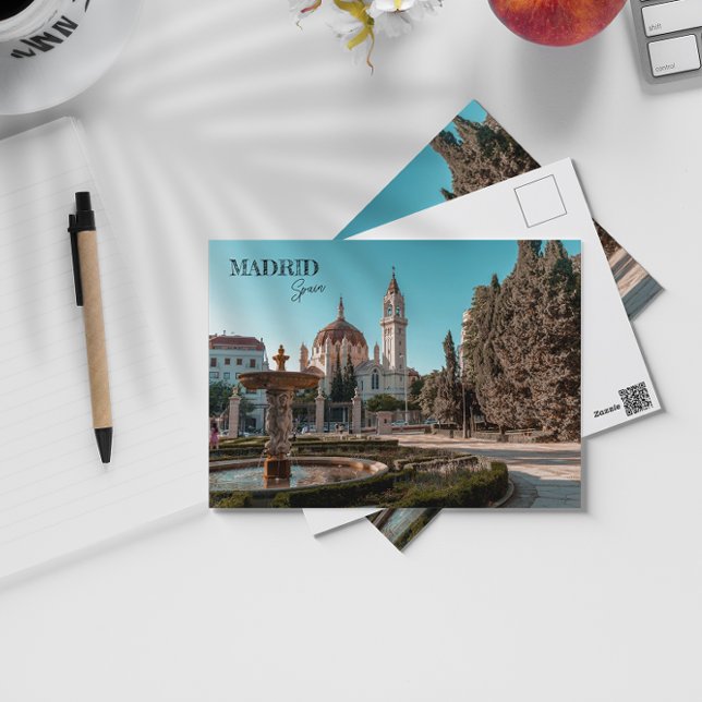 Madrid Espagne Tourisme paysage souvenir Carte pos (Créateur téléchargé)