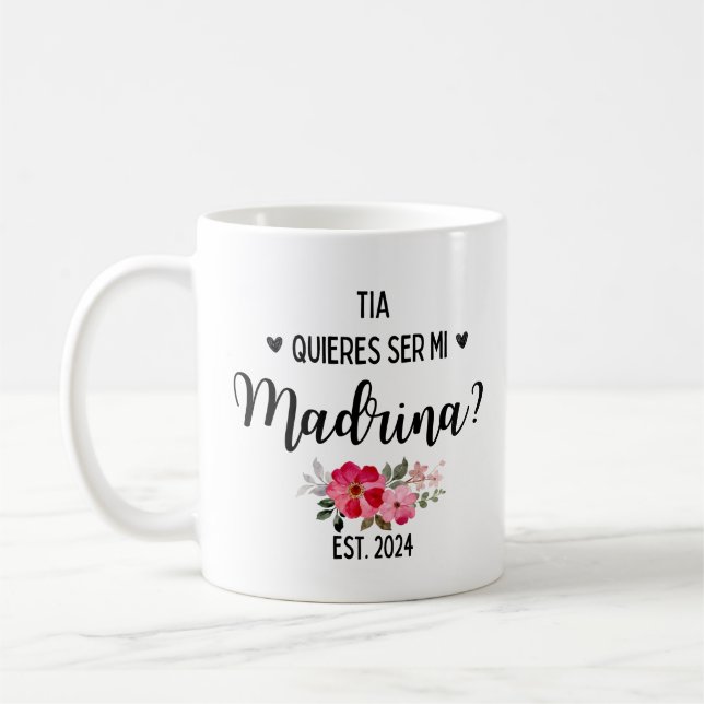 Madrina Mugs 2024 Quieres Ser Mi Madrina (Gauche)