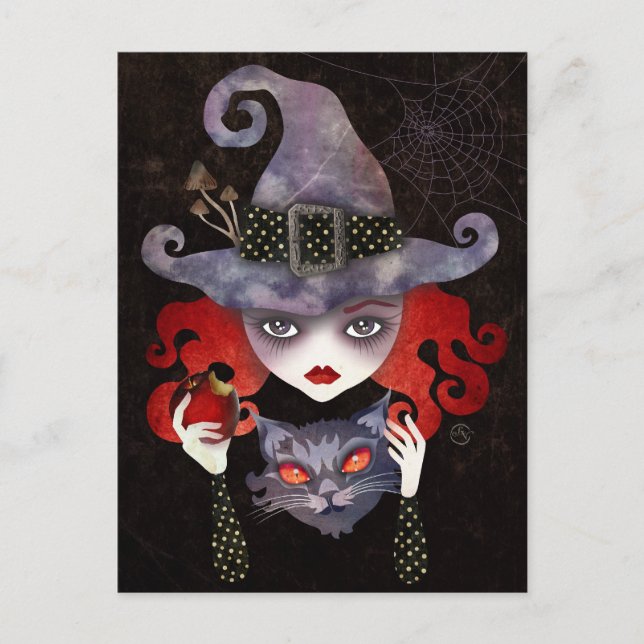 Maelba, la carte postale de la sorcière rouge (Devant)