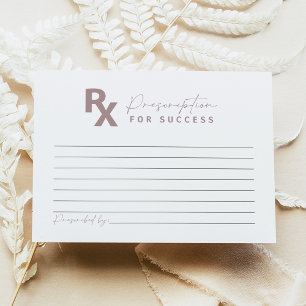 MAEVE Rose Gold Nurse - Carte de conseils pour l'o