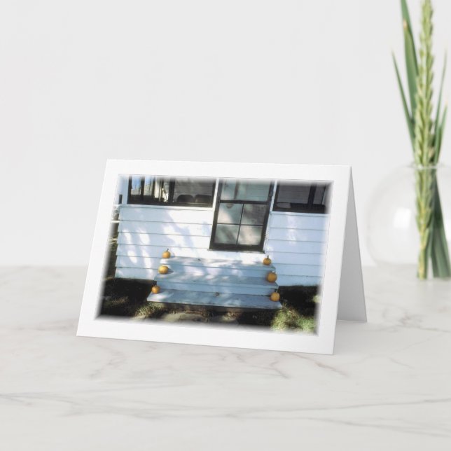 Magasin agricole avec carte de voeux vierge Citrou (Devant)