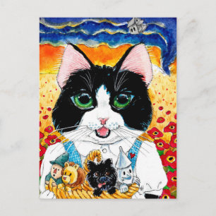 Magasin de chats mignons de la carte postale Oz