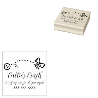 Magasin de Fournitures d'Artisanat Tampon en Bois