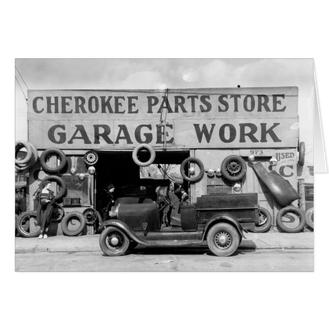 Magasin de pièces Cherokee, 1936 (Devant horizontal)
