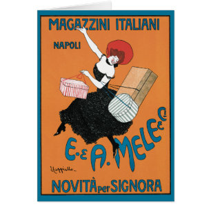 Magasins Italiens Art Nouveau vintage par Capiello