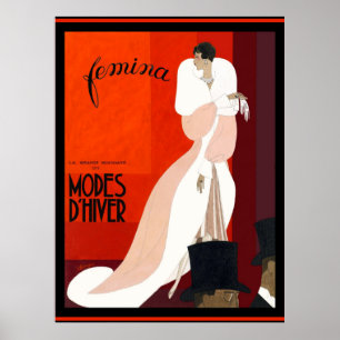 magazine de mode italien Art déco Femina illustrat