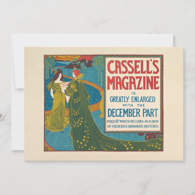 Magazine vintage Cassell's Décembre 1896 (Devant)