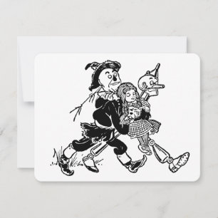 Mage de l'Oz vintage Dorothy dormant avec des pavo