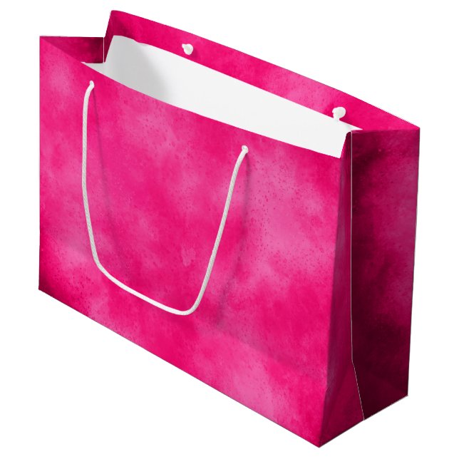 Magenta Cloud Effet Sac cadeau (Devant Angle)