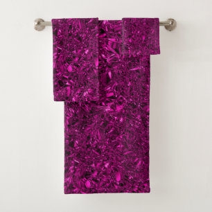 Magenta foulé de luxe personnalisé
