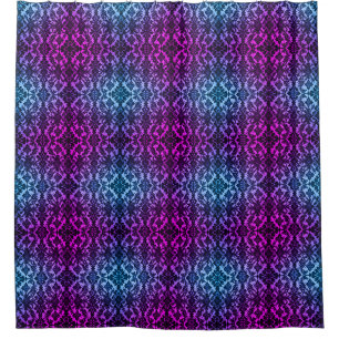 Magenta Lacework Design Douche rideau