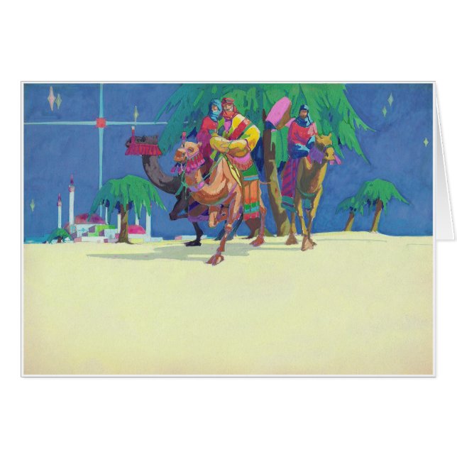 Mages vintage sur des chameaux (Devant horizontal)