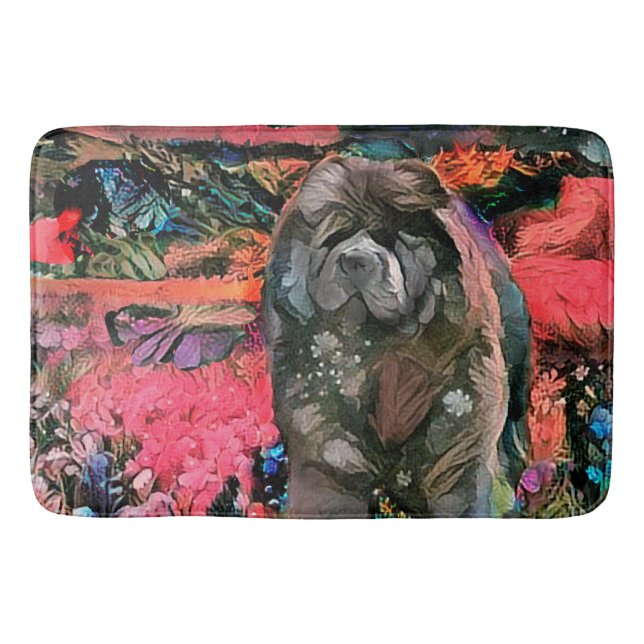 MAGGIE crasse noire ou tapis de bain (Devant)