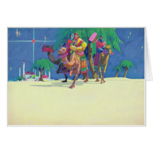 Magi vintage sur les chameaux