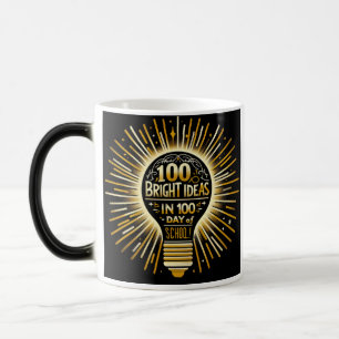 Magic 100 Jours de lumière, Idées Mug Noir, Miles d'ense