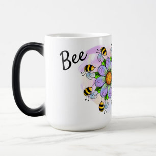 Magic Abeille magique avec mug arrière - plan au coeur p