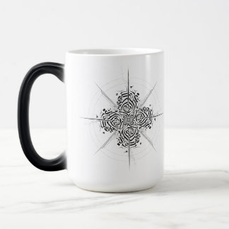 Magic Abstract Calligraphy Compass - Premium Ceramic Mug