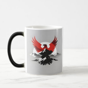 Magic Aigle et montagnes albanais Mug Modern Heritage