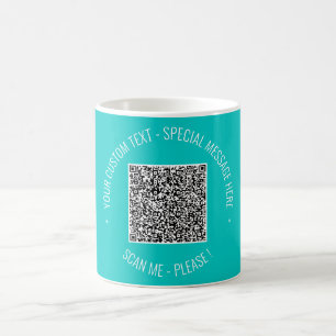 Magic Ajoutez Votre Code QR Texte Personnalisé Mug Chois