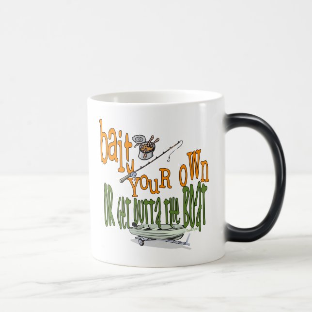 Magic Amusant Pêche Mug Pêche Humour appât de pêche (Droite)