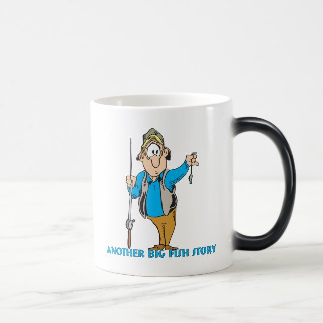 Magic Amusant Pêche Mug Pêche Humour Pêche Big Fish (Droite)