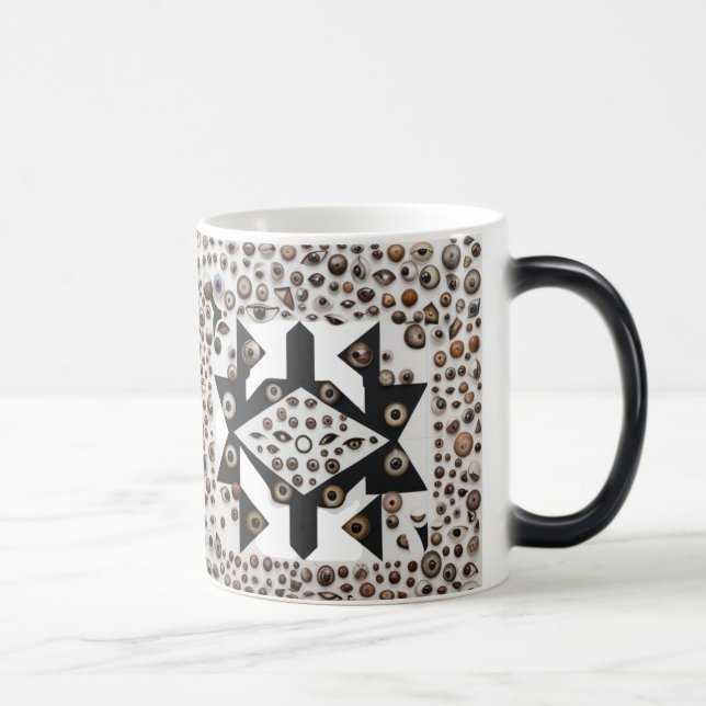 Magic Art géométrique des yeux Abstraits - Mug de Morpha (Droite)