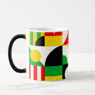 Magic Bauhaus Inspiré Mug Abstrait