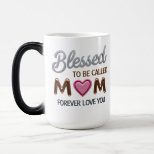 Magic Béni d'être appelé maman - Mug magique florale