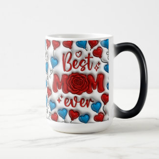 Magic Best mom ever mug design, Sublimation design.