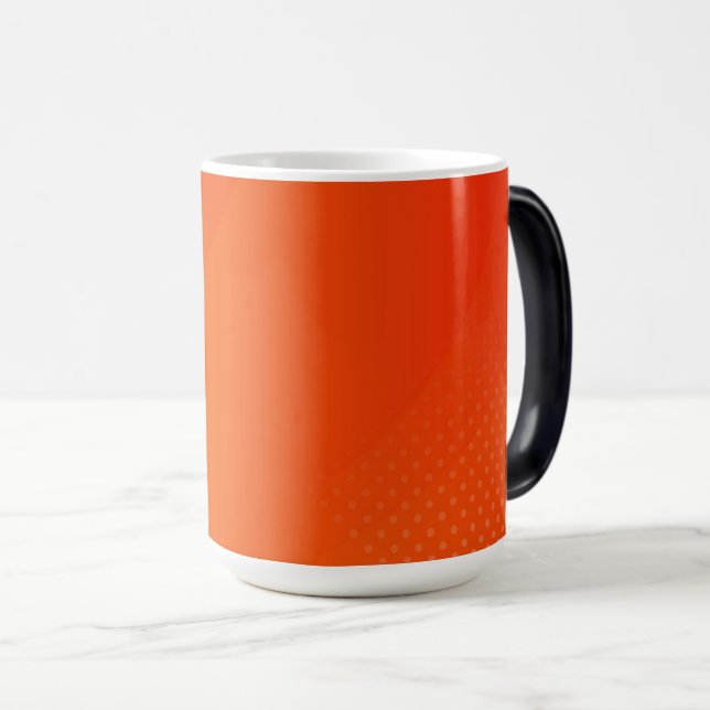 MAGIC BLANK CRÉEZ VOTRE PROPRE ORANGE MUG (Devant droit)