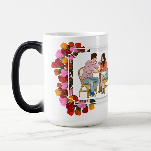Magic Blossoms of Love - Anniversaire Mug (Gauche)