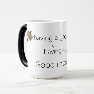 Magic Bonjour ! Mug à deux tons, 15 oz