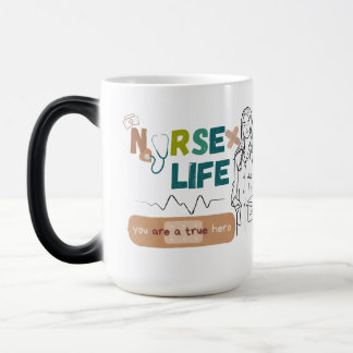 Magic "Café, égratignures et sauver des vies - Mug de vi