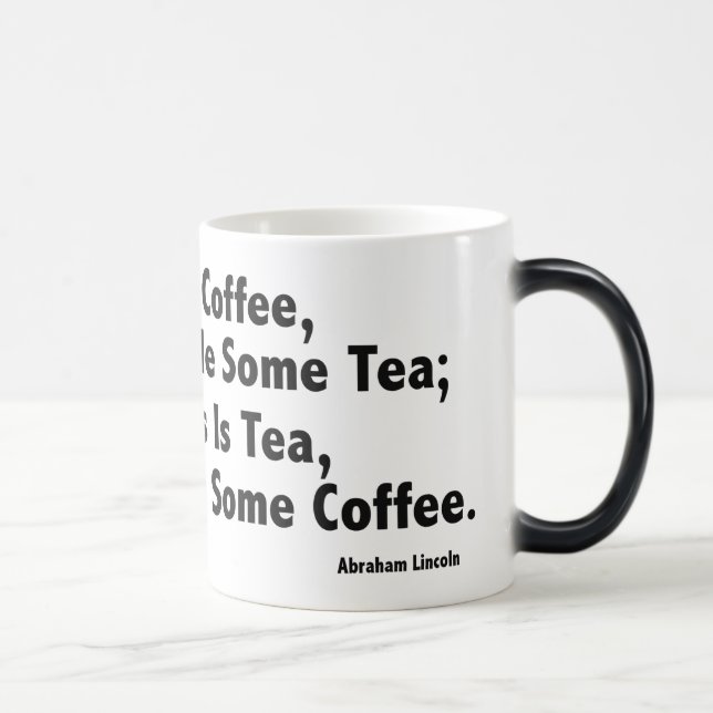 Magic Café ? Mug Morphing noir/blanc 11 oz (Droite)