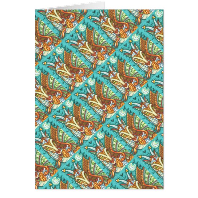 MAGIC CANDY CORN DRAGON, HALLOWEEN IMAGINAIRE CARD (Devant)