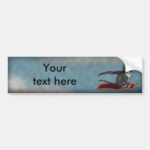 Magic Carpet Cat, bumper sticker