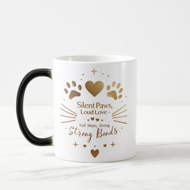 Magic Chaleur Reveal Mug - Poches silencieuses, Lourd Am (Gauche)