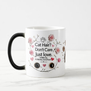Magic Chat Cheveux Don’t care Mug - Floral Chat Maman Mo