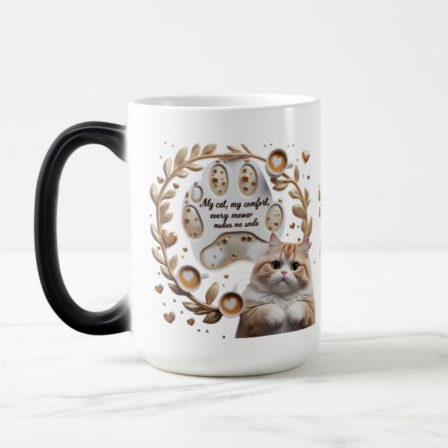 Magic Chat Comfort Morphing Mug - 15 oz Magique (Gauche)