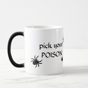 Magic Choisissez votre POISON Halloween Spider Mug