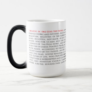 Magic Chrétien orthodoxe Nicene Creed Morphing Mug 15oz.