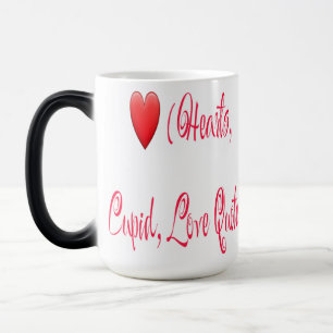 Magic Citation d'amour Mug de café - Coeur et conception
