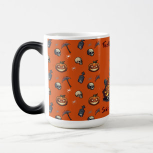 Magic 🖤 Citrouille noir Roi Halloween Mug 🎃