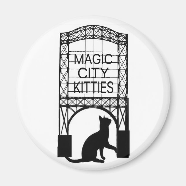 Magic City Kitties Magnet (Devant)