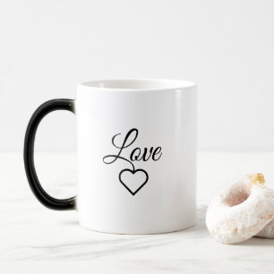 Magic Conception de mug avec citation d'amour élégante