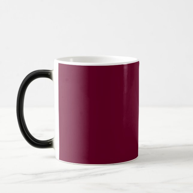 Magic Couleur de tendance - Bourgogne foncée - Mug de mo (Gauche)
