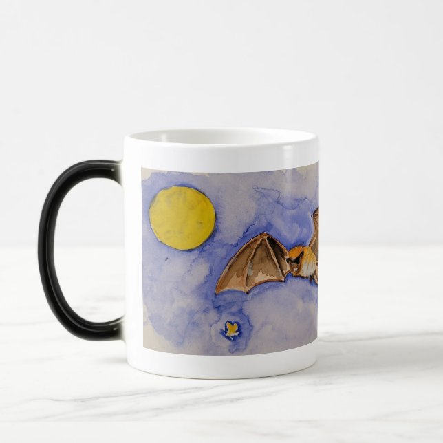Magic Couleur morphing Big Brown Bat Mug (Gauche)